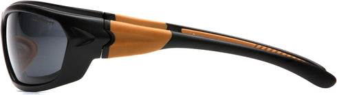 Carhartt CHB220DCC Carbondale SAFETY Glasses, Black/Tan Frame, Gray Lens...