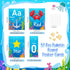 57 Pcs Alphabet Number Bulletin Board Set Under The Sea ABC Letters Number 0-10 Cards Cutouts Ocean Creatures Color Shape Educational Posters for ...