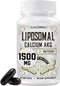 Liposomal Calcium AKG Supplement 1500 MG (Alpha-Ketoglutaric Acid), High Absorption, More Effective Than AAKG, Ca AKG for Longevity, Age Defense, ...
