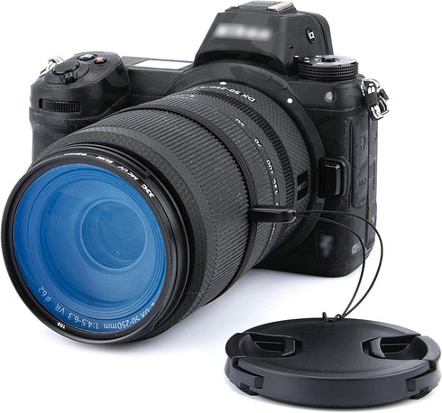2-Pack 62mm Front Lens Cap Cover with Deluxe Cap Keeper for Nikon Z DX 50-250mm f4.5-6.3, Z 35mm f1.8 S, Sony E 10-18mm f4 OSS, Fuji Fujinon XF 23...