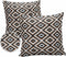 Brown Black Outdoor Pillow Cover 18x18 Inch Cushion Sham Case, Waterproof Decorative Square Throw Pillowcase for Outside Garden Patio Porch Couch ...