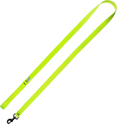 MMoose Pet Wear Standard Dog Leash - Colored Heavy Duty Pet Leashes, Made in the USA - 1 Inch x 4 Feet, Hot Yellow...