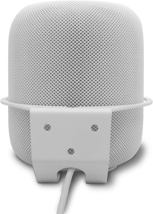 Wall Mount Compatible Apple HomePod, Speaker Mount for Homepod 2, Sturdy Metal Made Mount Stand Holder Compatible Apple HomePod, White...