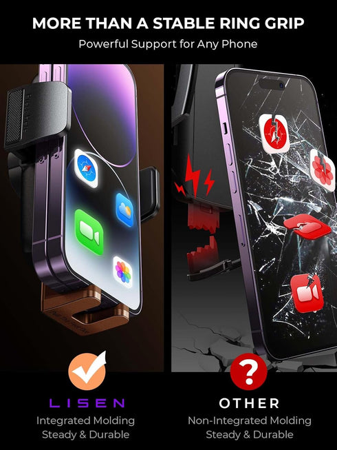 LISEN Cup Holder Phone Holder for Car Mount, 2024 New Car Cup Phone Holders for Your Car Adjustable Cell Phone Holder Car Accessories Trucks Golf ...