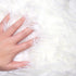 Faux Fur Fabric Shaggy Craft Fur White Fur for Crafts,Gnomes,Costume,Camera Floor,Decoration (20×20 inches, White)...