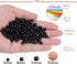 LPBeads 200Pcs Polished 6mm Round Natural Black Obsidian Gemstone Loose Beads with Stretch Cord for Jewelry Making Bracelets...