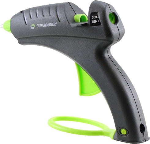 Surebonder DT-270FKIT Full Size Dual Temperature Glue Gun with 12-4-Inch Standard All Purpose Glue Sticks,Black,green...