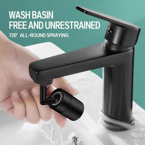 Swivel Faucet Extender, Faucet Extender for Bathroom Sink Kitchen-Aerator-Splash Water Filter Extension, Multifunctional Universal Robotic Arm Rot...