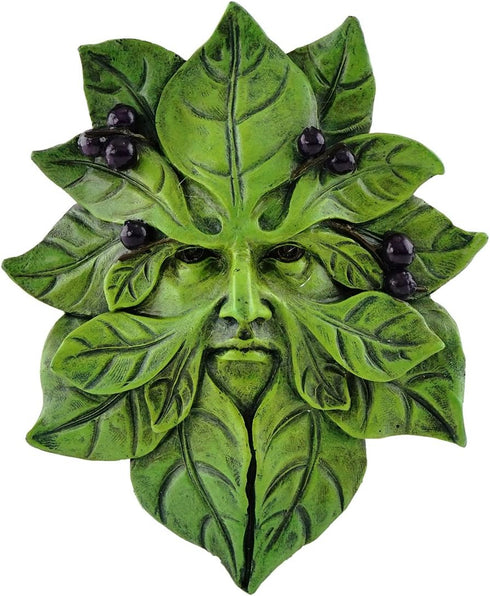 Top Collection Garden Blueberry Greenman Hanging Plaque...