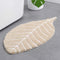 Cute Doormat for Kids - Microfiber Absorbent Bathroom Mats - Front Door Mat Carpet Floor Rug, Leaf Shape 19.7" x 37.4"...