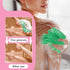 2 Pcs African Net Sponge, African Exfoliating Premium Bathing Sponge Wash Net, Long Nylon Back Washcloth Towel for All Skin Daily Back Body Scrub ...