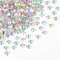 Glue Fix Crystal Flatback Rhinestones Glass Diamantes Gems for Crafting Nail Art Crafts Decorations Clothes Shoes 1.4mm (ss3 2880pcs, Crystal AB)...