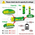 JINTION Rechargeable Ni-MH AA Batteries, Double A High Capacity 1.2V Pre-Charged 600mAh Battery for Solar Lights, String Lights, Remotes, Wireless...
