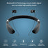 AMORNO Foldable Bluetooth Headphones Wireless Neckband Headset with Retractable Earbuds, Sports Sweatproof Noise Cancelling Stereo Earphones with ...