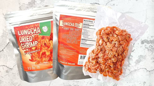 Thai Sea food Banana shrimp Dried shrimp Seafood grade A for Cooking & Snack umami taste For Thai food menu 100 g....