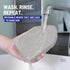 Replacement Scrubber Sponge Head Scrubber Refill for Extendable Tub Tile Shower Scrubber for Cleaning Non-Scratch (2X Scrubber Sponge Gray)...