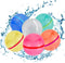Quick Fill Reusable Water Balloons Self Sealing, Latex-Free Silicone Water Splash Ball, Water Bomb for Kids Teens | Outdoor Activities Water Games...