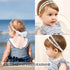 DANMY Baby Girl Super Elastic Headband,Cotton Lace Toddler Hair Band,Infant Soft Turban Hair Accessories Set...