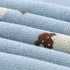mimixiong Baby Blanket Knit 100% Cotton Toddler Blankets for Boys and Girls with Cute Sheep Size 30 x 40 inches Blue...