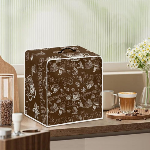 Coffee Machine Dust Cover for Kitchen Appliance and Accessories Espresso Appliance Cover Home Kitchen Appliance Cover for Stain Dust Resistant Sup...