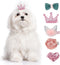 WWW Small Dog Hair Clips 5 Pcs Cat Dog Hair Bows Girls Puppies Hair Barrettes Cute Bow Flower Crown Hairpin Head Flower Hair Pins Cat Puppy Party ...