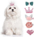 WWW Small Dog Hair Clips 5 Pcs Cat Dog Hair Bows Girls Puppies Hair Barrettes Cute Bow Flower Crown Hairpin Head Flower Hair Pins Cat Puppy Party ...