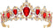 FRCOLOR Crystal Queen Crown for Women, Rhinestone Tree Branch Queen Crowns Wedding Tiaras and Crowns Princess Quinceanera Headpieces for Birthday ...
