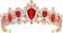 FRCOLOR Crystal Queen Crown for Women, Rhinestone Tree Branch Queen Crowns Wedding Tiaras and Crowns Princess Quinceanera Headpieces for Birthday ...