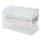 Winco Acrylic Straw Dispenser, Medium, 12.38 x 5.5 x 7.13 inches, Clear...