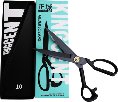 CLOTHING DESIGNER LEATHER SEWING TAILOR SCISSORS 10 INCH CUTTING...