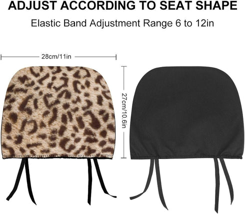 Custom Headrest Covers for Cars Personalized Car Seat Headrest Cover Add Your Image Text Name Logo Simple and Convenient to Use and Install, 1pcsB...
