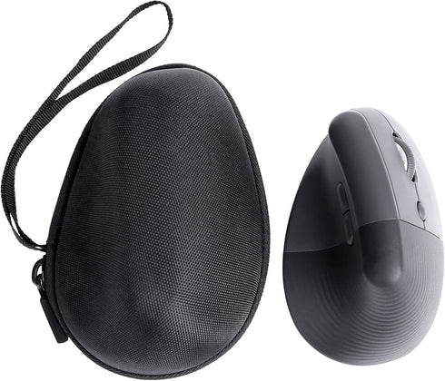 co2CREA Hard Case Replacement for Logitech Lift Vertical Ergonomic Mouse (Black Case)...