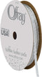 Offray 1/8" Wide Galena Craft Ribbon, 5 Yards, Silver...