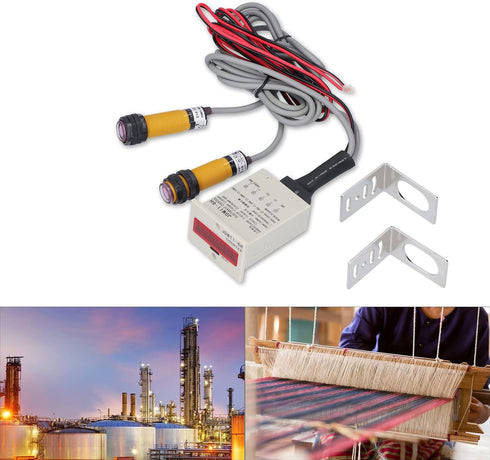 LED Electronic Counter Inductive Digital Display Panel Install Counting Tool JDM11?6H with Cable(DC12-24V)...