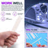 Swpeet 15Pcs Milkly Plastic Rods Assortment Kit, Diameter 4mm Length 250mm Material ABS Round Stick Round Solid Bar DIY Model for DIY Toys Buildin...