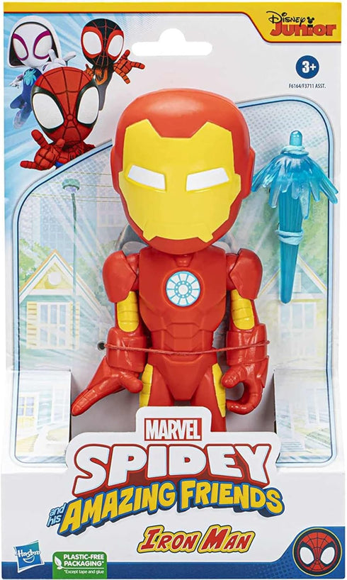 Spidey and His Amazing Friends Supersized Iron Man Action Figure, 9-Inch Avengers Action Figures, Marvel Super Hero Preschool Toys for 3+ Years...