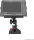 Extreme Max 3006.8661 Universal Fish Finder Head Unit Boat/Fishing Rod Holder Mount for Screens Up to 9" with Pivoting Bracket (Rectangle Mount)...