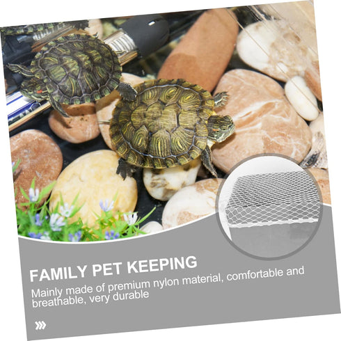 Turtle Tank Escape net Fish Separator net aquatainer mesh Fruit Bags DIY Aquarium Tree Faces Decor...