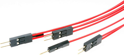 NOYITO Motherboard Extension Cable Set 22AWG Silver Plated Cable Gold-plated Plug Power SW POWER LED HDD LED RESET SW Four Kinds Extension Cable f...
