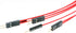 NOYITO Motherboard Extension Cable Set 22AWG Silver Plated Cable Gold-plated Plug Power SW POWER LED HDD LED RESET SW Four Kinds Extension Cable f...
