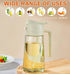 16oz Oil Sprayer for Cooking - 2 in 1 Spray & Pour Olive Oil Dispenser - 470ml Glass Spray Oil Bottle - Kitchen Gadgets (Milk White)...