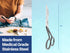 Applique Pelican Duckbill Blade - Double Bent Curved Offset Handle Scissors for Embroidery, Fabric, Arts & Craft by Artman Instruments (4.5 Inch)...