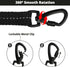 Long Dog Leash 20 FT: Heavy Duty Rope Leashes for Dogs Training with Swivel Lockable Hook Reflective Threads Bungee and Padded Handle - Dog Lead f...
