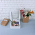 Golden State Art, 8x8 Shadow Box Frame Display Case, 2-inch Depth, Great for Collages, Collections, Mementos, 6 Pins Included (White, 1 Pack)...