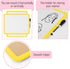 Mr. Pen- Dry Erase Board, 14” x 11” with a Black Dry Erase Marker, Yellow Frame, Small White Board, White Board for Kids, White Board for Students...