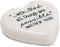 Lighthouse Christian Products All Things are Possible Scripture Heart 2.25 x 2.25 Cast Stone Plaque...