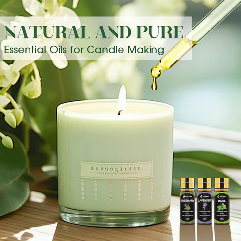 Essential Oils Set - 16x5ml Essential Oil for Diffusers for Home, Humidifier, Aromatherapy, Massage, Soap, Candle Making (0.17oz)...