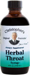 Christopher's Original Formulas Herbal Throat Syrup - 4 oz | Gentle, Herbal Support for Seasonal Wellness...