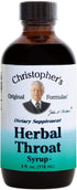Christopher's Original Formulas Herbal Throat Syrup - 4 oz | Gentle, Herbal Support for Seasonal Wellness...