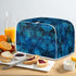 Blue Sea Turlte Toaster Oven Covers For Kitchen Counter Quilted Toaster Oven Dust Cover Small Appliance Cover Kitchen Broiler Appliance Organizer ...